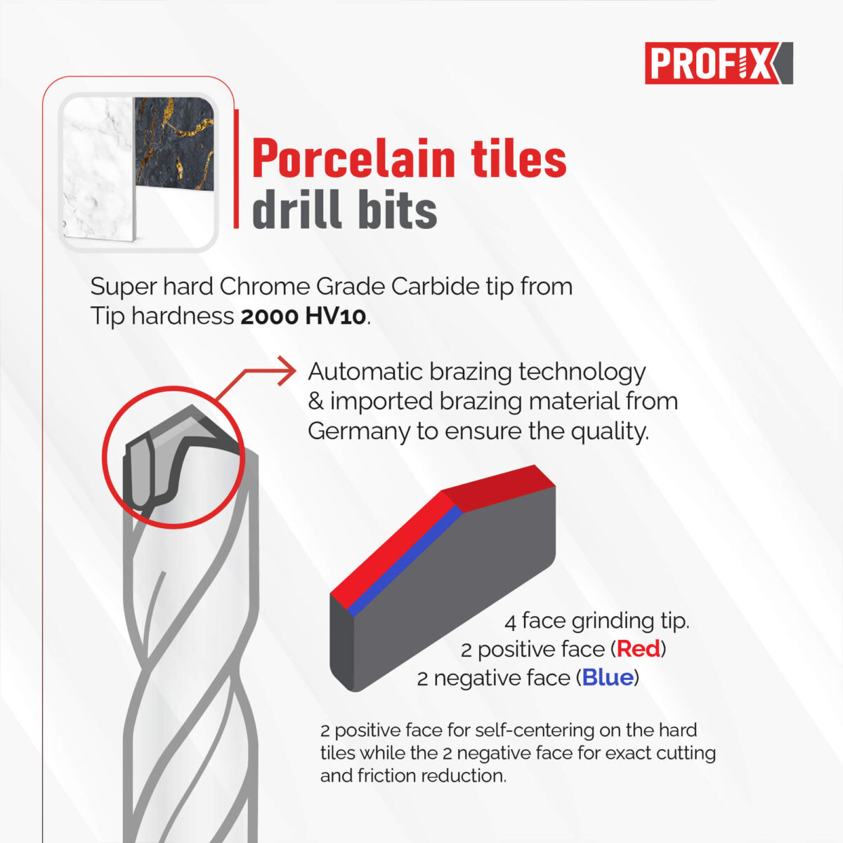 Profix Prcelain Drill Bit